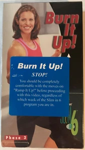  Debbie Siebers' - Burn It Up! - Slim in 6 Workout Series - Phase 3 - VHS - New - Picture 1 of 2