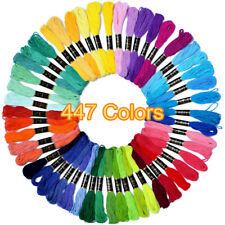 447Colors Cross Stitch Thread Pattern Kit Chart Embroidery Floss Sewing Skeins