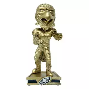 Mascotte oro Swoop Philadelphia Eagles Bobblehead NFL calcio - Foto 1 di 1