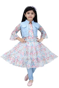 Flower Girl Dresses Kids Childrens for Wedding Princess - Picture 1 of 5
