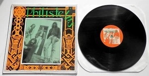 The Philisteins - Bloody Convicts 1988 Australian Greasy Pop LP Promo Sticker - Foto 1 di 2