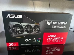 ASUS TUF Gaming Radeon RX 7900 XT OC 20GB GDDR6 Grafikkarte OVP + RECHNUNG - Afbeelding 1 van 5