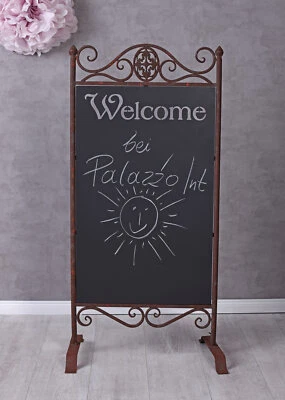 Vintage Chalkboard Stand Welcome Sign Memo Board Writing Board - Image 1 of 3