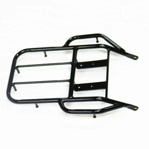 Black Rear Seat Luggage Rack Back Carrier For Honda XR250 250R XR400 1996-2004 - Picture 1 of 4