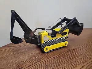 Vintage Yellow Pressed Steel Tonka Digger Excavator Trencher 18” Metal 1970s - Picture 1 of 12
