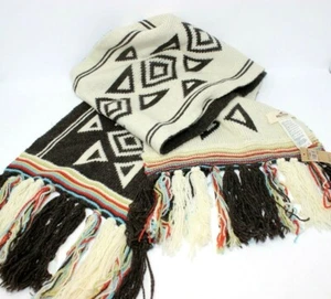 Hollister Scarf "Betty's" Aztec Indian Reversible Sweater Scarf NWT - Picture 1 of 7
