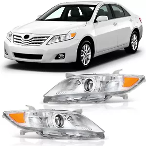 For 2010-2011 Toyota Camry Sedan 4-Door Headlights Assembly Left+Right - Picture 1 of 7