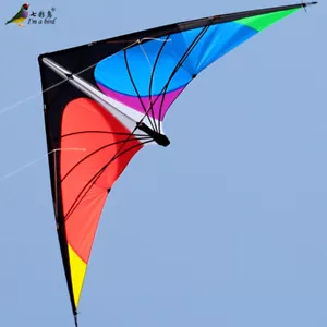 NEW 7.2ft 2.2m Stunt Power Kite Outdoor Sport fun Toys novelty dual line Delta - Picture 1 of 8