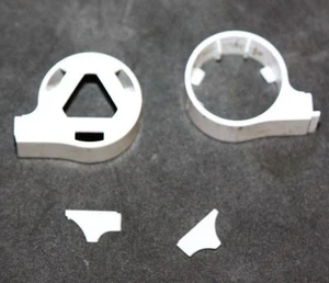 Genuine Hinge Cover Set Right/Left Pair White--Averatec 1000/1050 10.6" Laptop - Picture 1 of 3