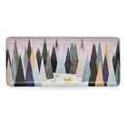 Sara Miller Frosted Pines Collection 14" Sandwich Tray Boxed