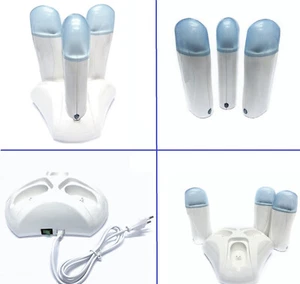 3 Scaldacera a rullo per cera Scalda ceretta Manipolo depilatore roll base - Foto 1 di 1