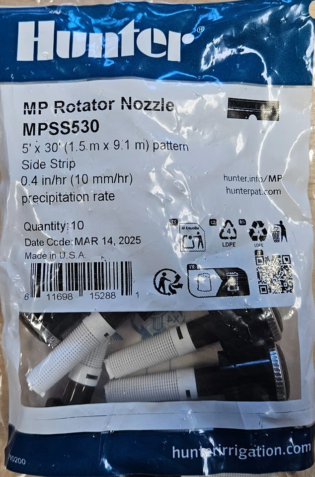 10 Hunter MP Rotator Seitenstreifen Spinklerdüsen NEU - Bild 1 von 1