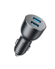 Anker 36W Metal Car Charger Adapter Dual USB Charging for Galaxy S20/iPhone 11