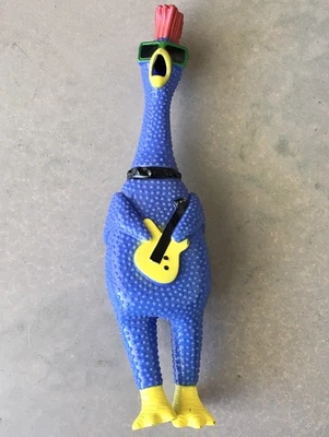 Rock N' Roll JA-RU Guitar Squawkin Chicken HOLIDAY Celebration PARTY Noise-Maker - Image 1 of 4