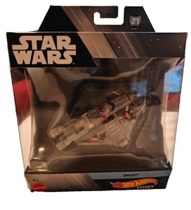 Star Wars Hot Wheels Starships Select - #21 Ghost CHASE VARIANT (Battle Damaged) - Picture 1 of 5