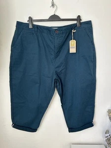 Fat Face Rye Chino Uk 24 S Trousers Womens Navy Blue Summer Casual Cotton - Picture 1 of 10