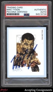 1991 Boxing Champions #20 Iron Mike Tyson Signed PSA AUTO AUTH - Picture 1 of 2