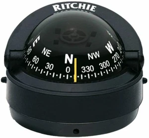 Ritchie Explorer Compass S-53 Traditional Black Surface Mount Boat Marine Light - Picture 1 of 10