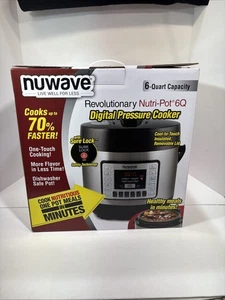 NuWave Nutri-Pot 6qt Digital 6-Quart Electric Pressure Cooker NEW - Picture 1 of 8
