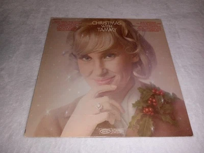 TAMMY WYNETTE CHRISTMAS WITH TAMMY VINYL RECORD E 30343 Holiday VG Country - Image 1 of 4