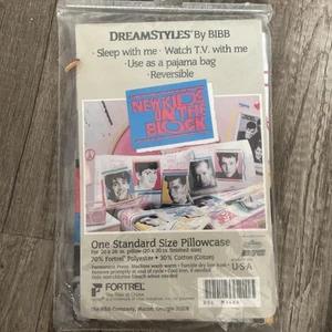 Vintage selten neu Kids On The Block NKOTB Standard Kissenbezug 1990 brandneu!! - Bild 1 von 7