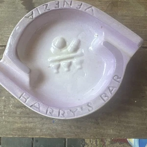 Harry’s Bar Venezia Ashtray Lavender Signed - Picture 1 of 10