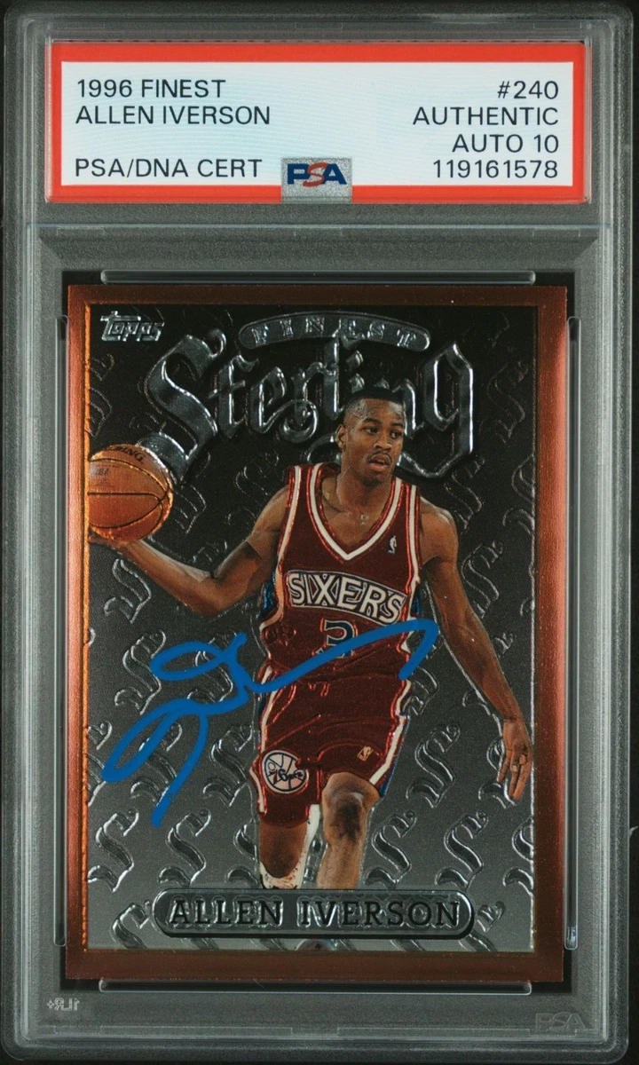 その他 Allen Iverson rc auto topps その他 Allen Iverson rc auto topps Allen Iverson Signed 1996