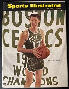 Boston Celtics John Havlicek Sports Illustrated May 9, 1966 Newsstand Copy cc17 - Picture 1 of 2