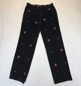 Brooks Brothers Clark Corduroy Chino Pants Mens 32x30 Embroidered Winter Warm - Picture 1 of 11
