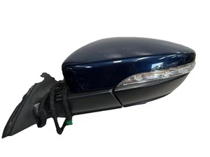2012-2015 VW Passat Sel Driver Side View Mirror 10 Wires OEM 🔥🚗 LH5x-a Blue - Picture 1 of 5