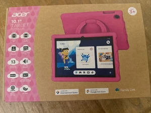 ACER 10.1" Kids Tablet - 32 GB, Pink (Brand New) - Picture 1 of 3