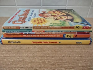 Cam Jansen Lot Of 5 Children Mystery Books By David Adler 8 Stories Total - Picture 1 of 5