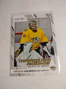 2023-24 O-Pee-Chee - Marquee Rookie Yaroslav Askarov #541 (RC) - Picture 1 of 2