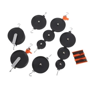  Poleas Rueda Poleas para Elevación Aula Física Herramientas Bloque y Aparejo - Imagen 1 de 12