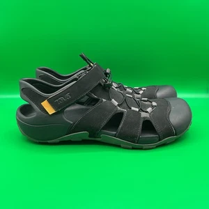 Teva Schuhe Herren geschlossene Zehe Wasser Sandalen Feuersteinholz Outdoor Wandern schwarz grau Gr. 13 - Bild 1 von 10
