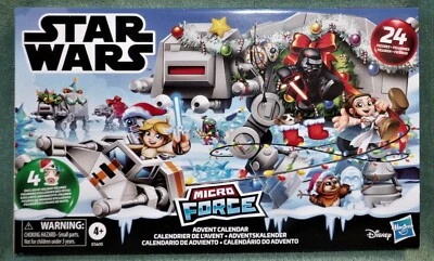STAR WARS MICRO FORCE ADVENT CALENDAR RISE OF SKYWALKER 24 FIGURES 4 EXCLUSIVE - Image 1 of 4