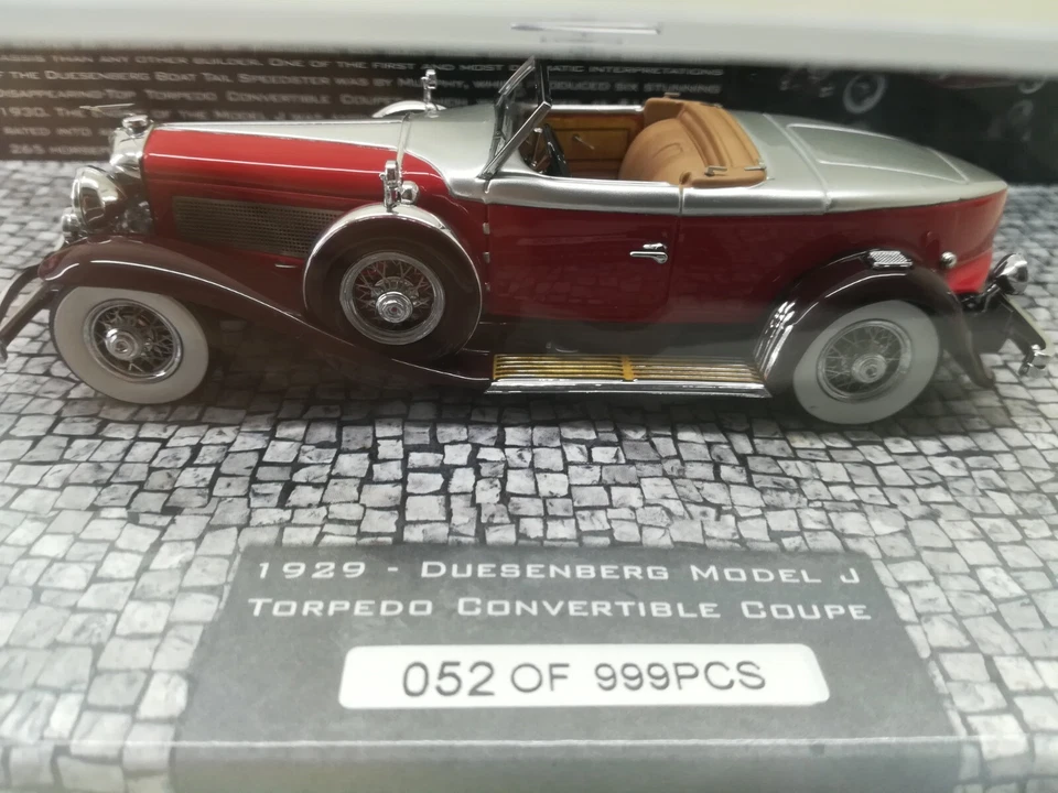 MINICHAMPS 1:43 - DUESENBERG Model J Torpedo - 1929 - Immagine 1 di 4