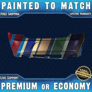 NEW Painted To Match Rear Bumper for 2015-2023 Dodge Charger w/ Side Vents 15-23 - Picture 1 of 15