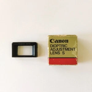 Canon -3.0 Dioptric Adjustment Lens S correctly diopter for AE-1 A1 eyepiece Box - Picture 1 of 11