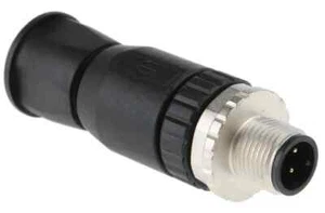 Harting CABLE MOUNT M12 CONNECTOR 7.5A 250V 4-Contacts Plug,Screw On 21033191401 - Picture 1 of 3