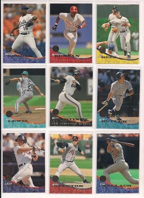 1994 Donruss Leaf Baseball Cards / You Choose From List (CHOICE) #s 1 - 225 - Image 1 of 4