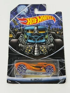 Hot Wheels 2/4 Happy Halloween Series 16 ANGELS Orange w/Purple Wheels 2015 T37 - Picture 1 of 4