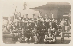 HMS RODNEY - Seamen Rowing Cutter Crew winner 2nd Battle Squadron Cup 1929 RPPC - Bild 1 von 2