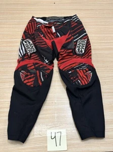 Answer Racing ANSR YOUTH 24 Motocross Off Road Pants Red - Picture 1 of 9
