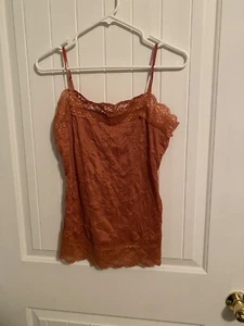 Camisa sin mangas para mujer Cocomo talla mediana camisola top cami correas de espagueti - Imagen 1 de 4