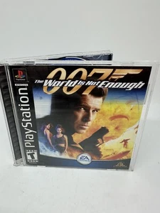 007 The World Is Not Enough (Sony PlayStation 1 PS1, 2000) Juego, Estuche y Manual - Imagen 1 de 3