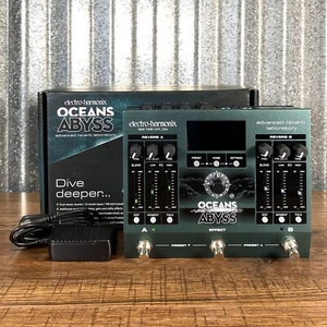 Electro-Harmonix EHX Oceans Abyss Advanced Reverb Laboratory Guitar Effect Pedal - Picture 1 of 7