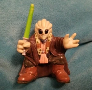 Star Wars Galactic Heroes 2004 Modellino Jedi Kit Fisto "Chunky" - Foto 1 di 5