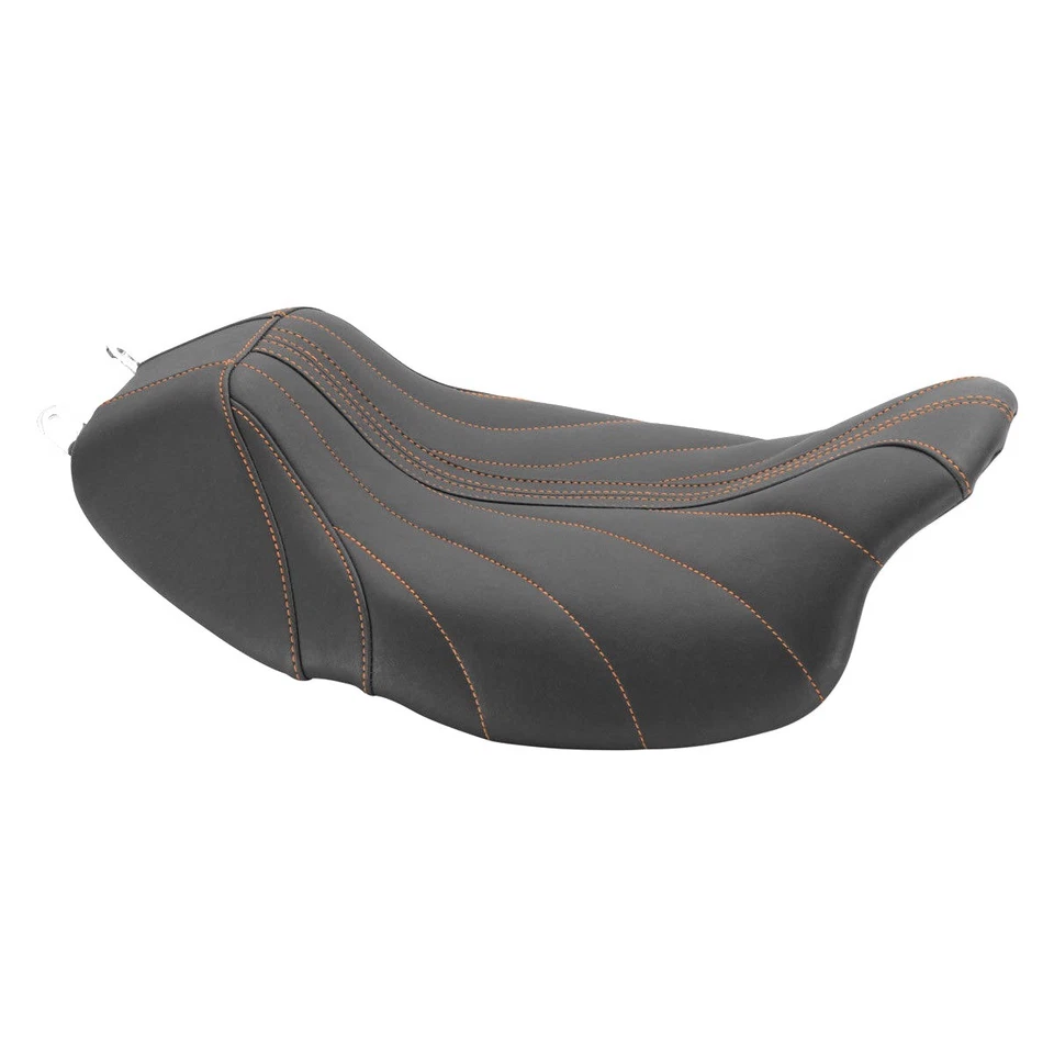 Harley Seat Sportster Mustang Revere Journey Gravity Maroon Thread 75133BUR X6 - Imagem 1 de 1