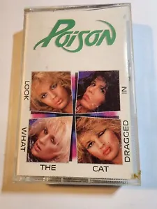 Poison - Look What The Cat Dragged In (Cassette - 1986, Capitol) VG+/EX CS10 - Picture 1 of 2